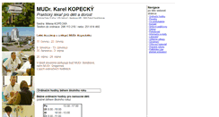 Desktop Screenshot of doktor-kopecky.cz