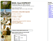 Tablet Screenshot of doktor-kopecky.cz